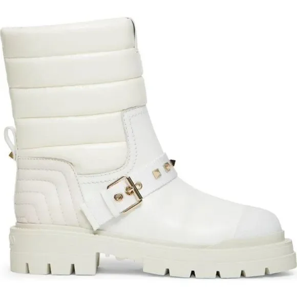 SOLD Valentino Garavani Women's Rockstud Boots Biker Boots Eu 39 US 9 - Picture 5 of 8